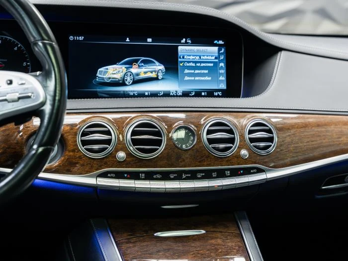Mercedes-Benz S 350 D* 4MATIC* LONG* BURMESTER* 360* PANO* HUD* ОБДУХВ, снимка 9 - Автомобили и джипове - 54970516
