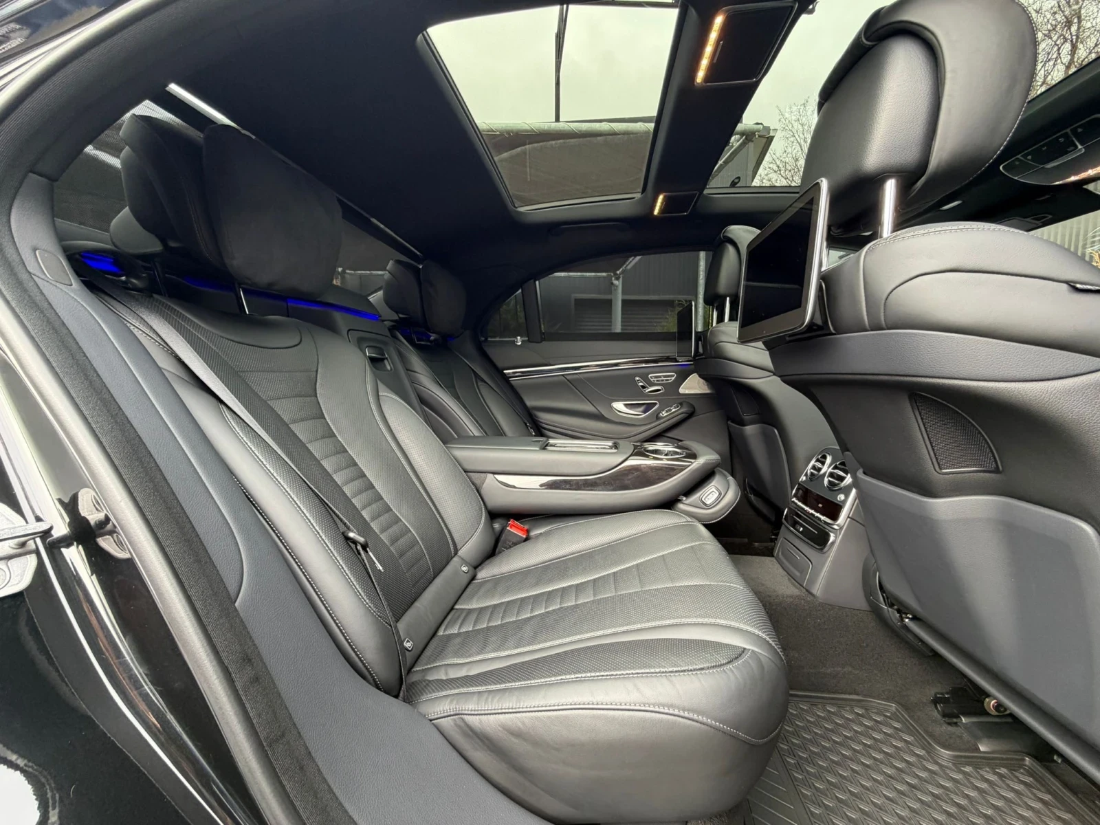 Mercedes-Benz S 400 AMG/LONG/TV/BURM, снимка 15 - Автомобили и джипове - 54019746