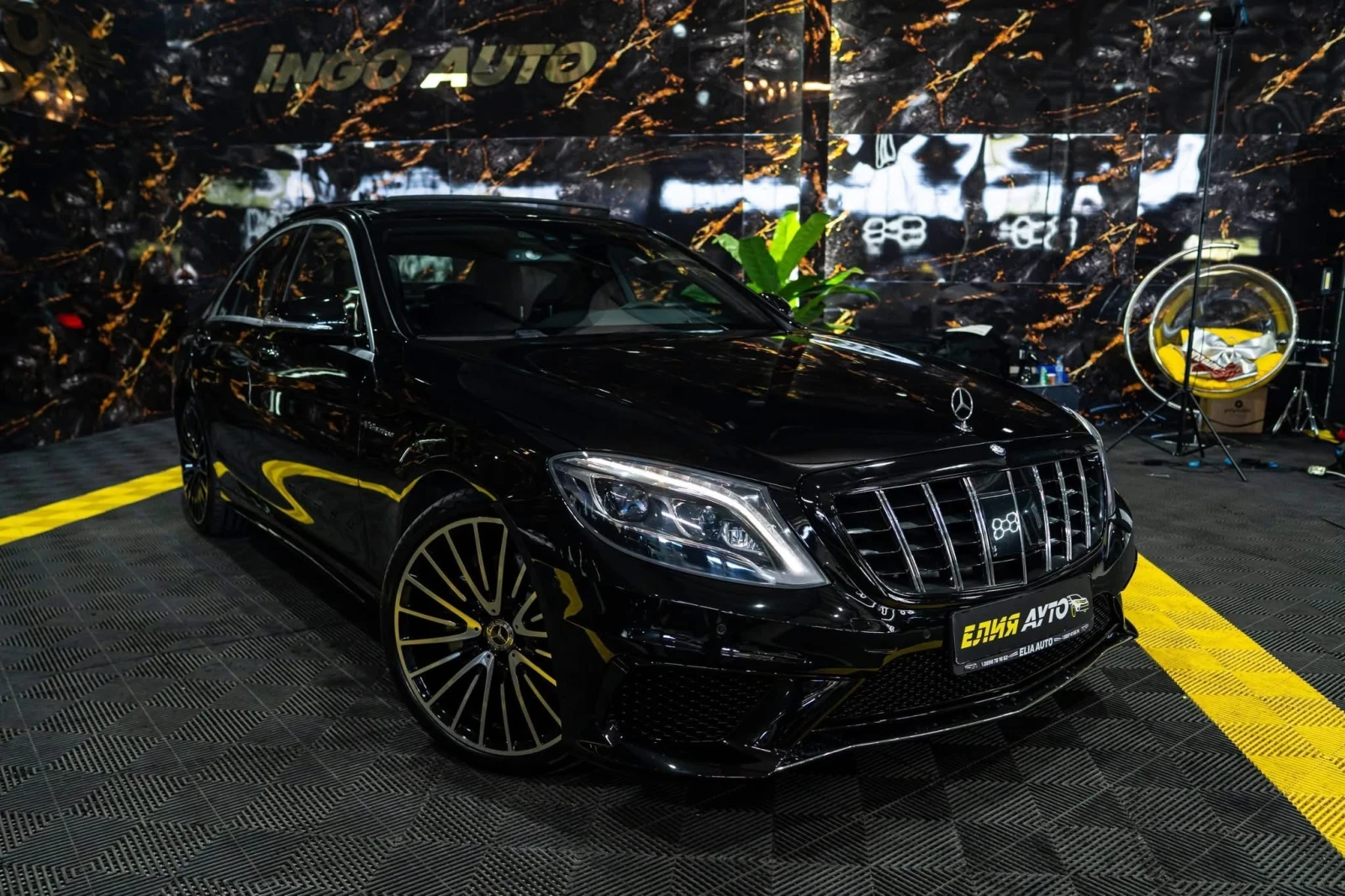 Mercedes-Benz S 350 D LONG MEGA FULL LED ПАНО BURM CARBON ЛИЗИНГ 100%, снимка 5 - Автомобили и джипове - 55337894