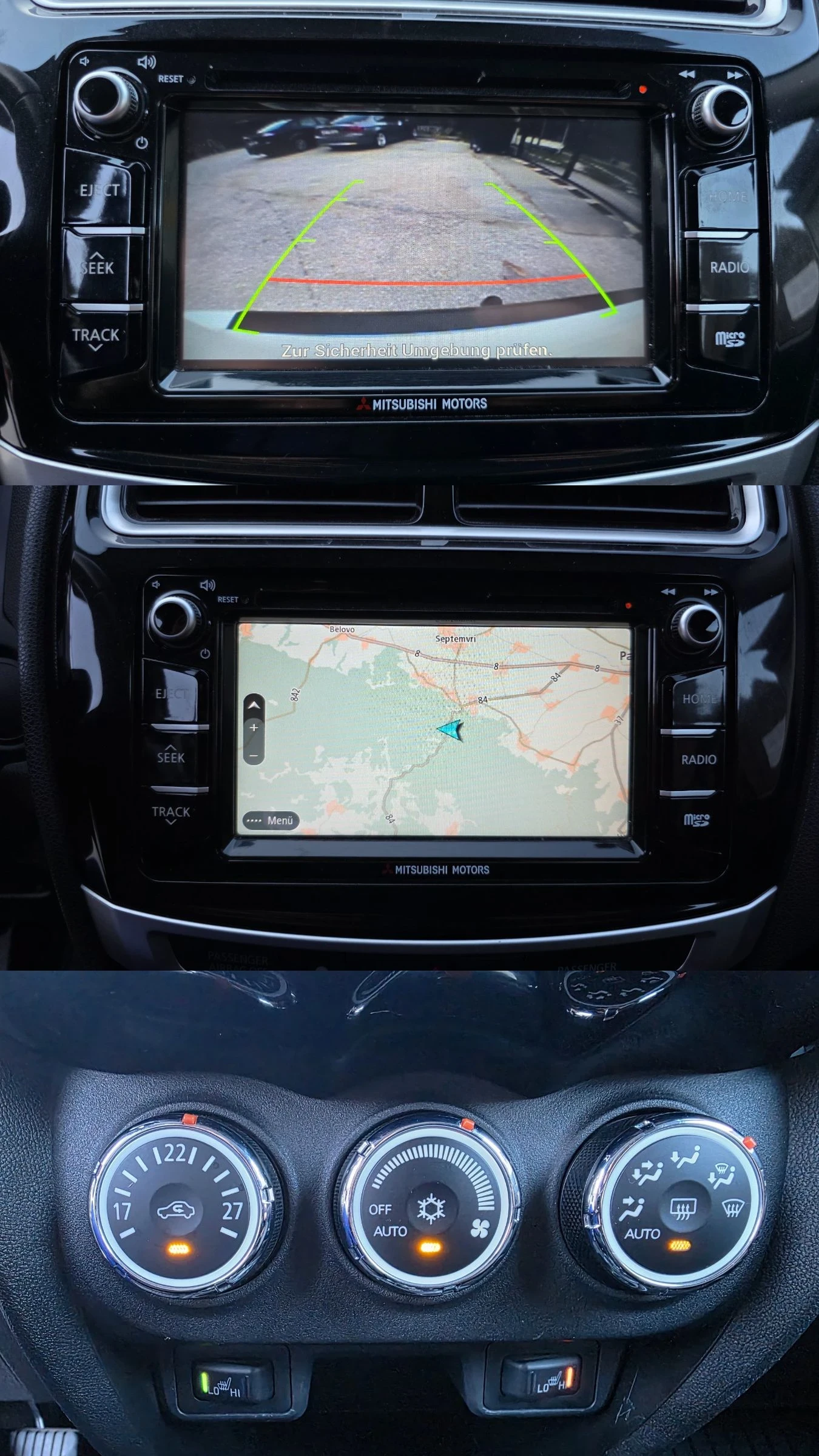 Mitsubishi ASX 2.2DID 150КС 4x4 Фейслифт Автоматик Камера Подгрев, снимка 14 - Автомобили и джипове - 54812710