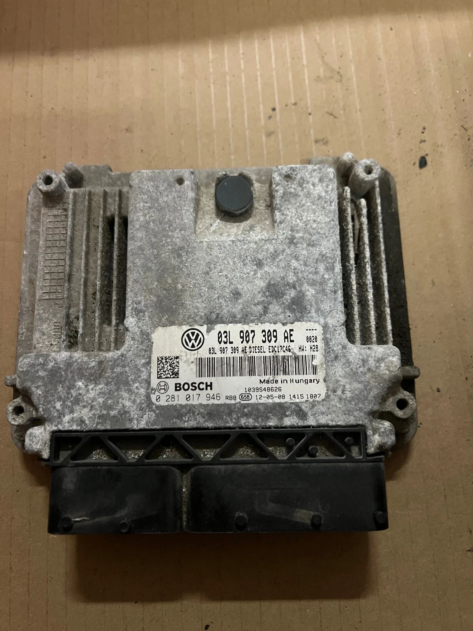 03L 907 309 AE    �������� VW PASSAT / TIGUAN 2.0 TDI Bosch 0 281 017 946   03L907309AE | Mobile.bg � ����������� 3