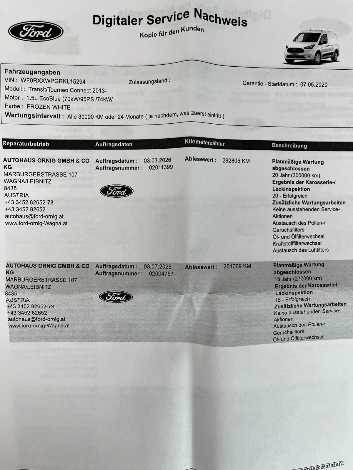 Ford Connect 1.5 dci , 100k.c. klimatronik, 2020г. Евро 6, снимка 11 - Автомобили и джипове - 55655298