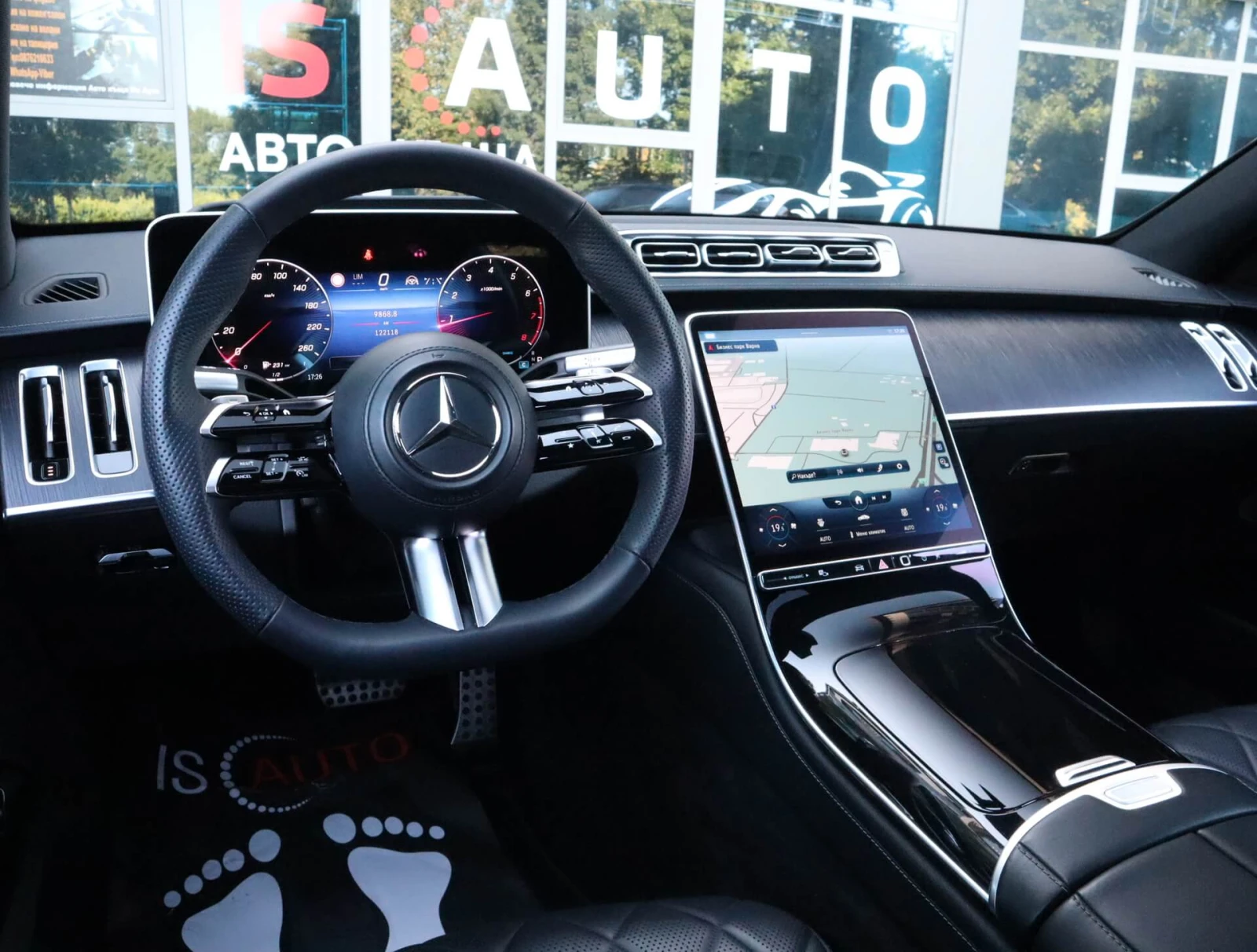 Mercedes-Benz S 500 Long/4Matic/AMG/RSE/Burmester/Камера 360/MBUX/Обду, снимка 7 - Автомобили и джипове - 55676095