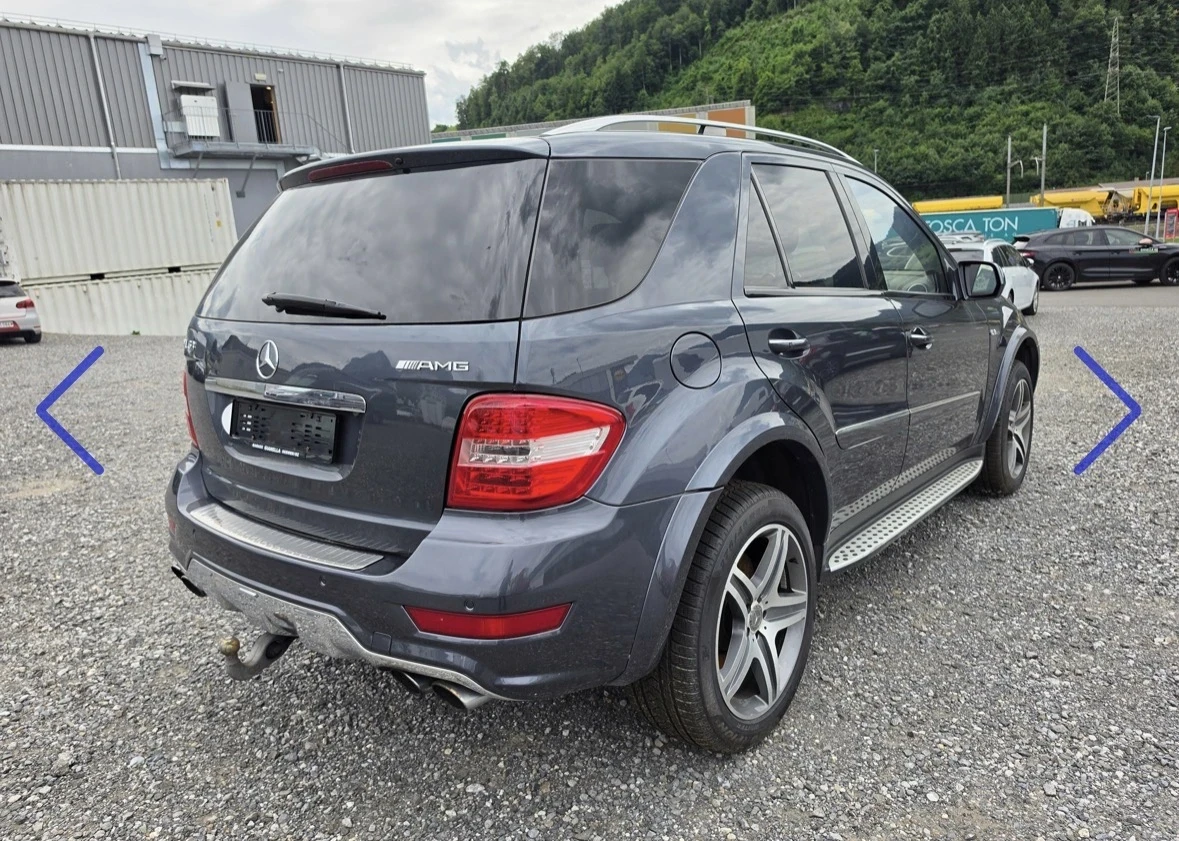 Mercedes-Benz ML 63 AMG Швейцария, снимка 5 - Автомобили и джипове - 55264565