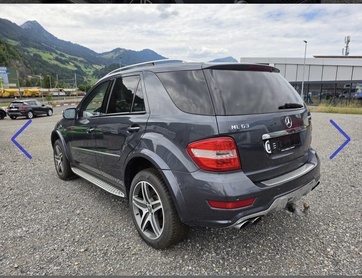Mercedes-Benz ML 63 AMG Швейцария, снимка 4 - Автомобили и джипове - 55264565