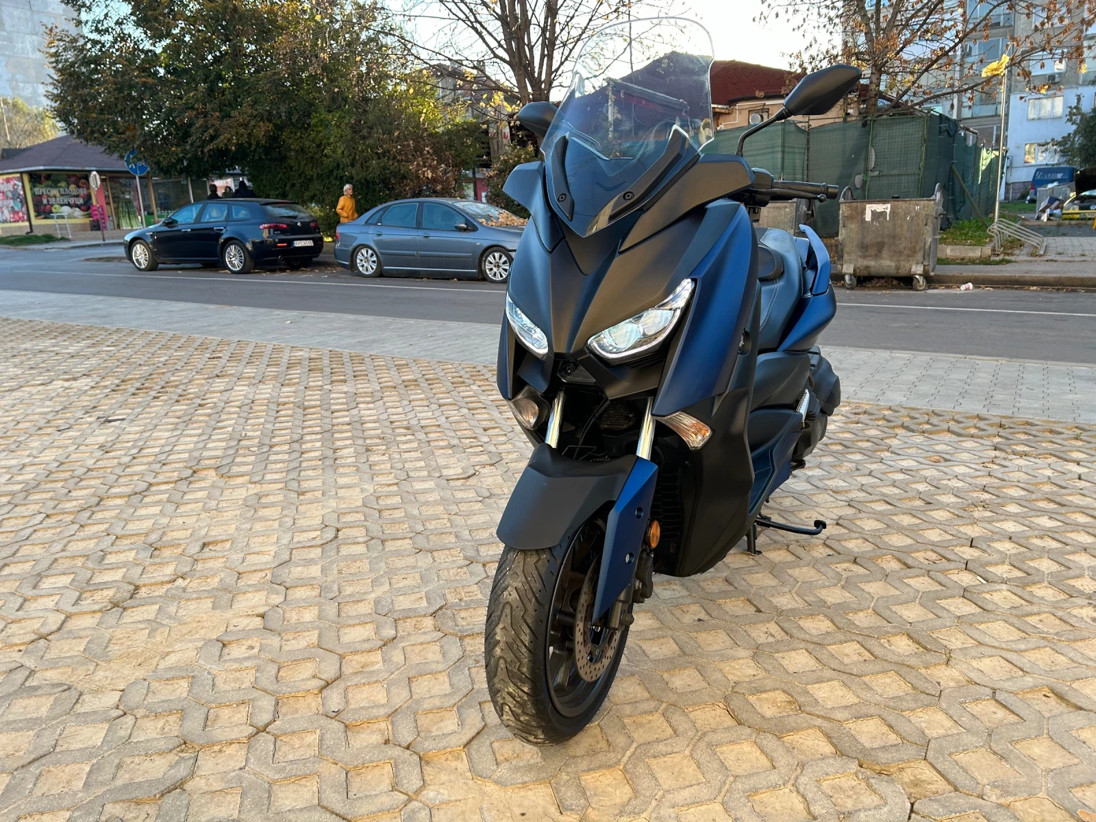 Yamaha X-max 400ie, Led, ABS-TCS, Blue Matt - изображение 4