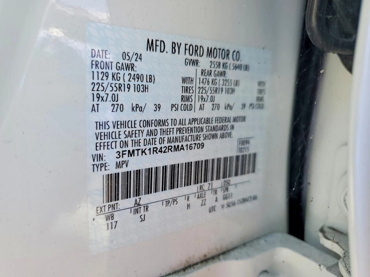 Ford Mustang Mach-E Select RWD, снимка 12 - Автомобили и джипове - 54153003