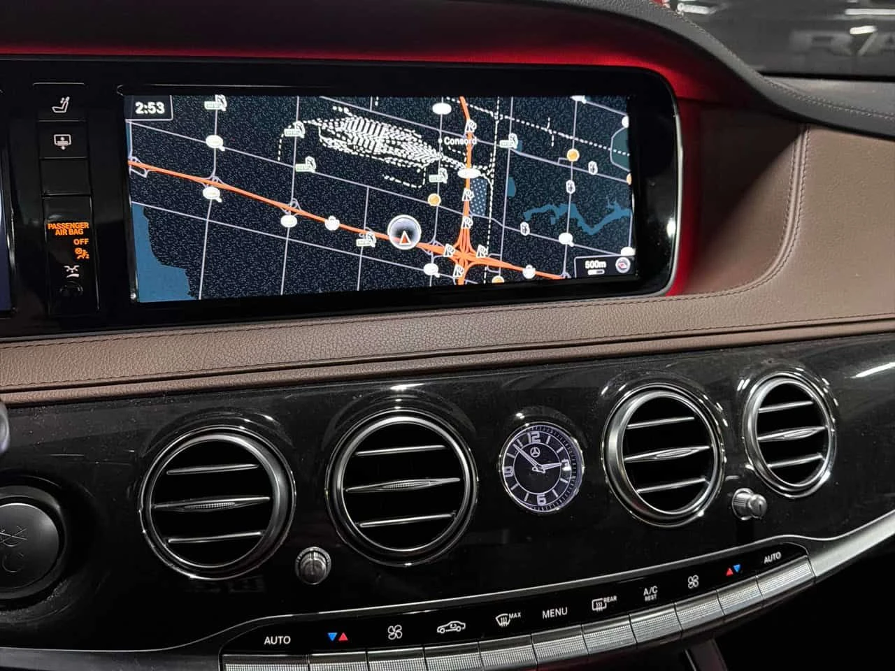 Mercedes-Benz S 550 /360/DISTRONIC/HUD/BURMESTER/ОБДУХВАНЕ, снимка 9 - Автомобили и джипове - 54599578