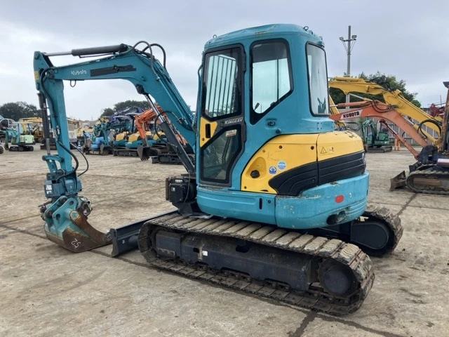 Багер Kubota U50-5 * РОТАЦИОННА ХИДРАВЛИЧНА ЩИПКА * КРАН * , снимка 3 - Индустриална техника - 56181734