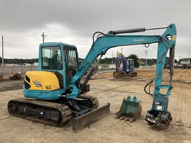 Багер Kubota U50-5 * РОТАЦИОННА ХИДРАВЛИЧНА ЩИПКА * КРАН * , снимка 2 - Индустриална техника - 56181734