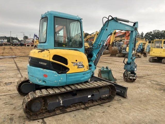 Багер Kubota U50-5 * РОТАЦИОННА ХИДРАВЛИЧНА ЩИПКА * КРАН * , снимка 4 - Индустриална техника - 56181734