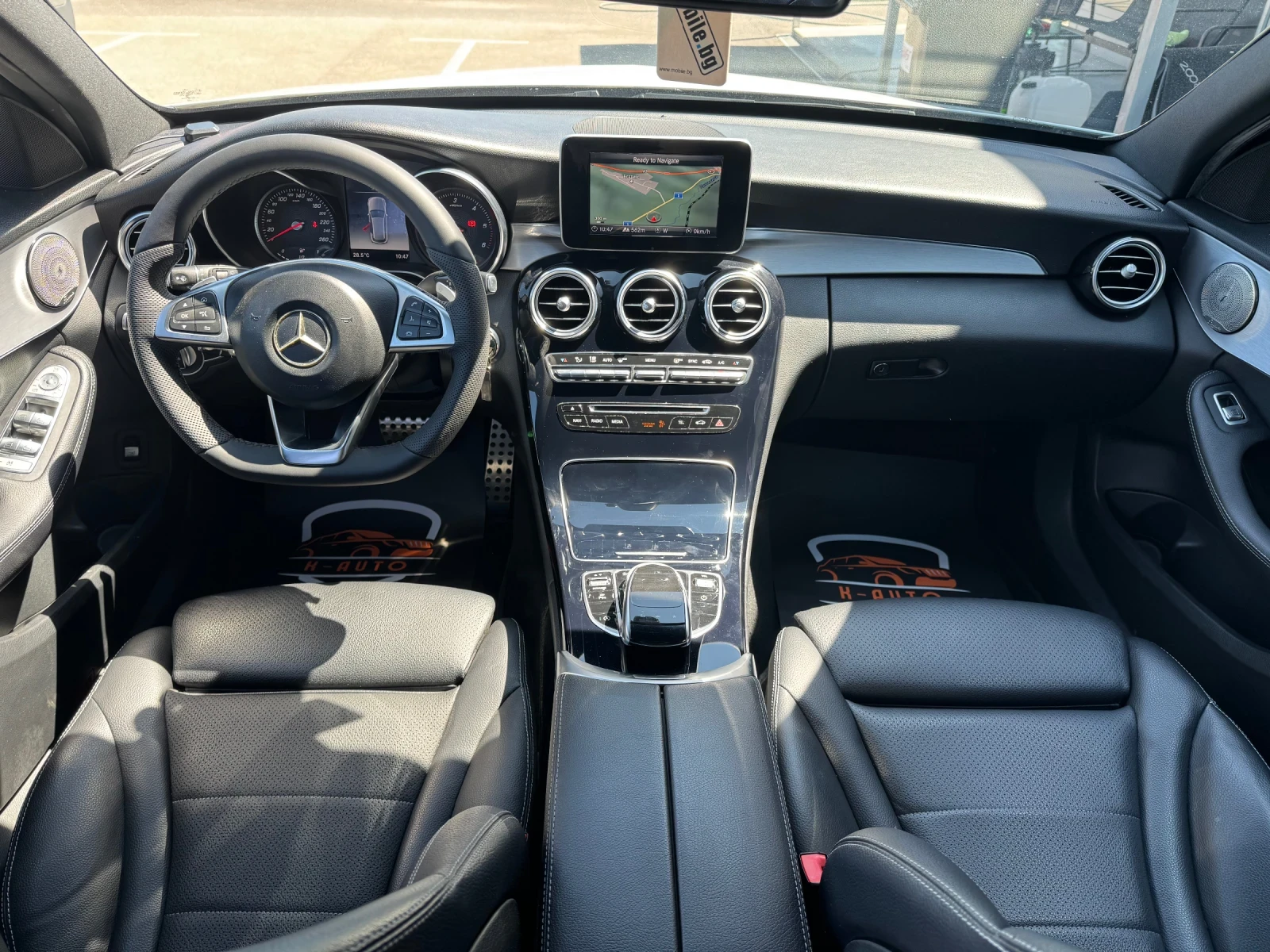 Mercedes-Benz C 220 9G/AMG/Burmaster/LED/Shadow, снимка 8 - Автомобили и джипове - 55503649