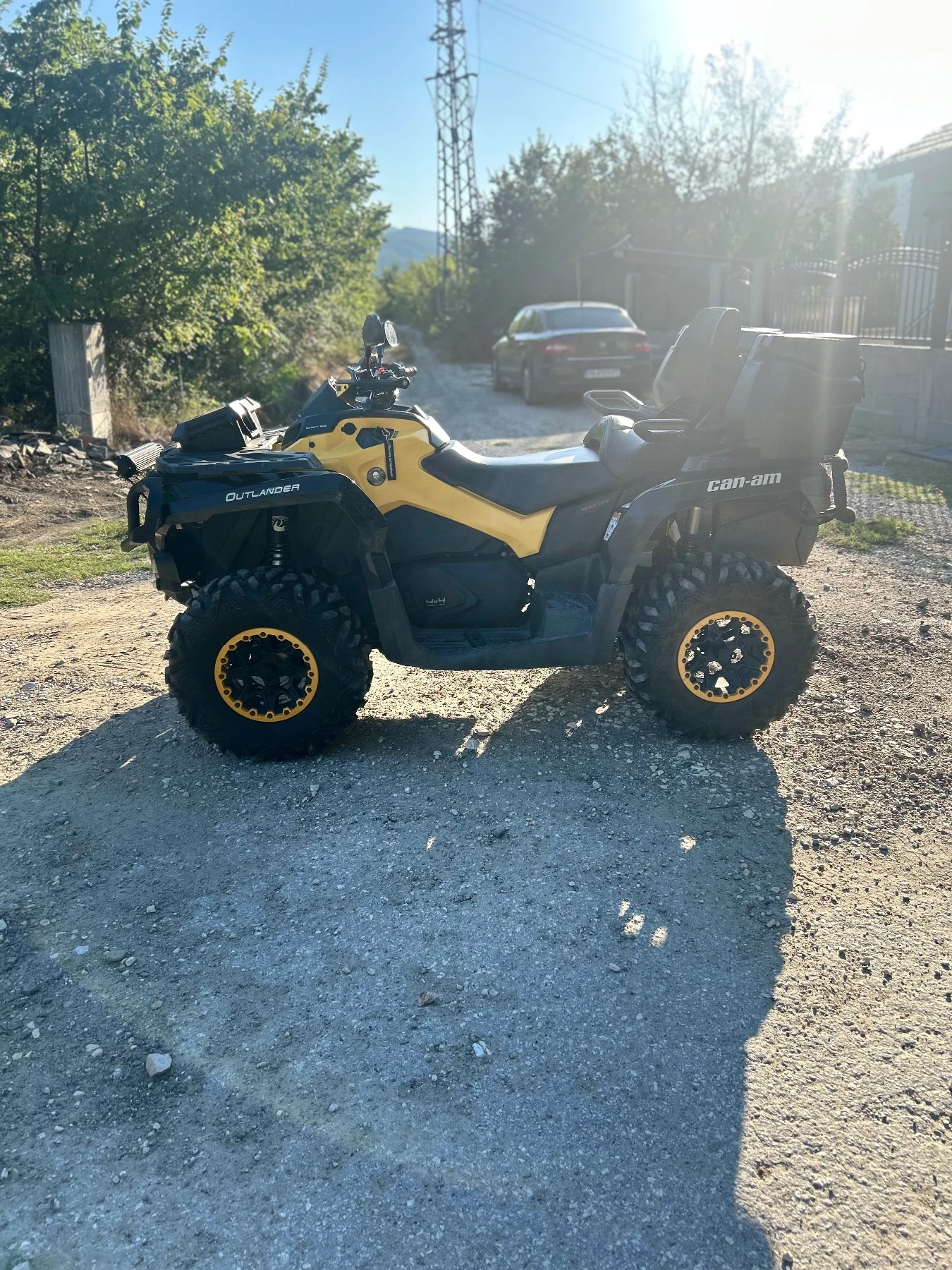 Can-Am Outlander Лед Бар и Нови Гуми  - изображение 4