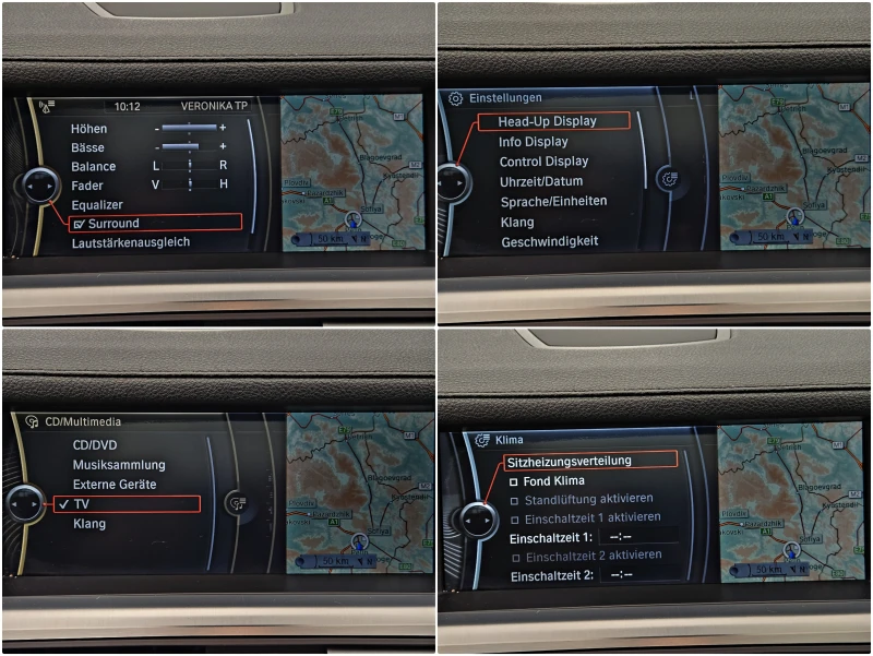 BMW 730 M/DISTRONIC/HEAD UP/ВАКУУМ/ПОДГРЕВ/ОБДУХ/MEMORY/LI, снимка 14 - Автомобили и джипове - 51973261