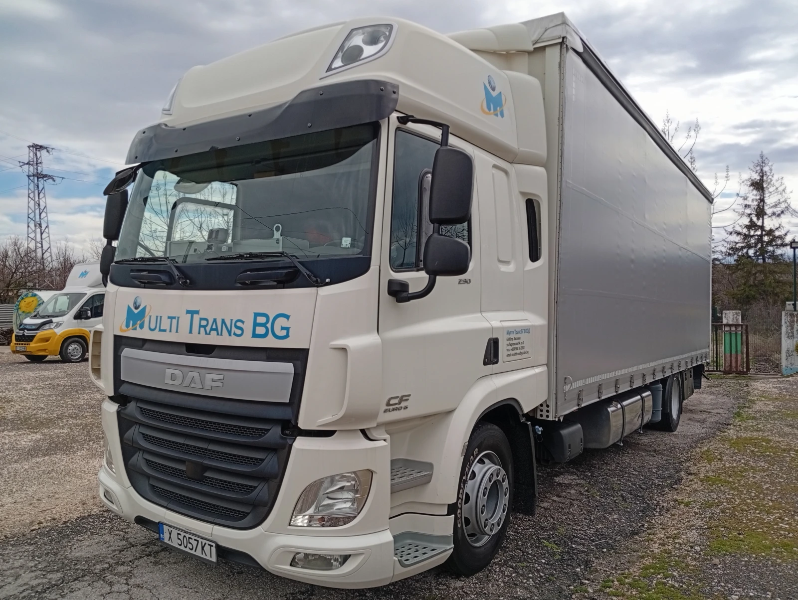 Daf CF Euro 6 , Д-8.15m., В-3m, падащ борд