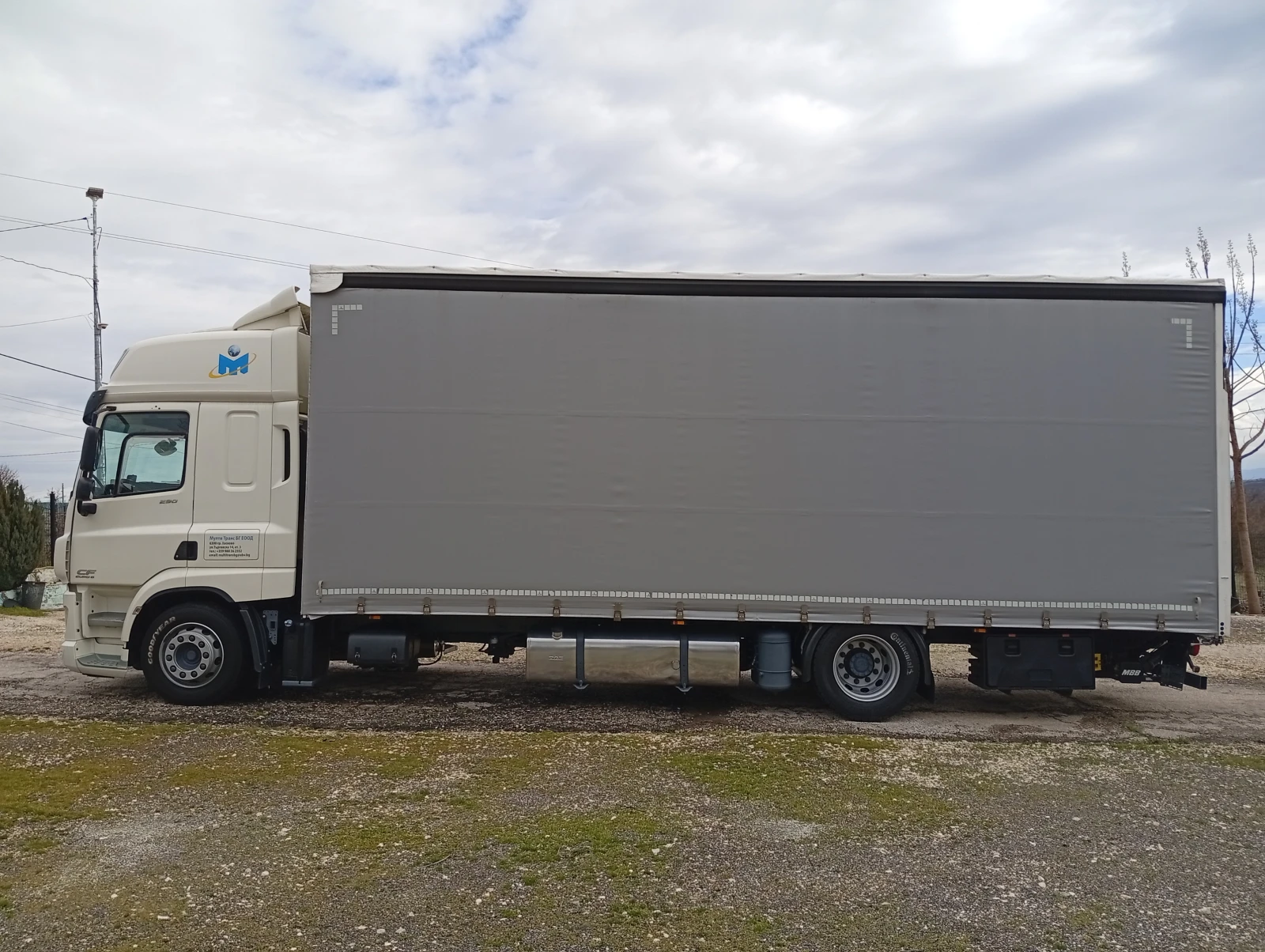 Daf CF Euro 6 , Д-8.15m., В-3m, падащ борд, снимка 4 - Камиони - 53923285