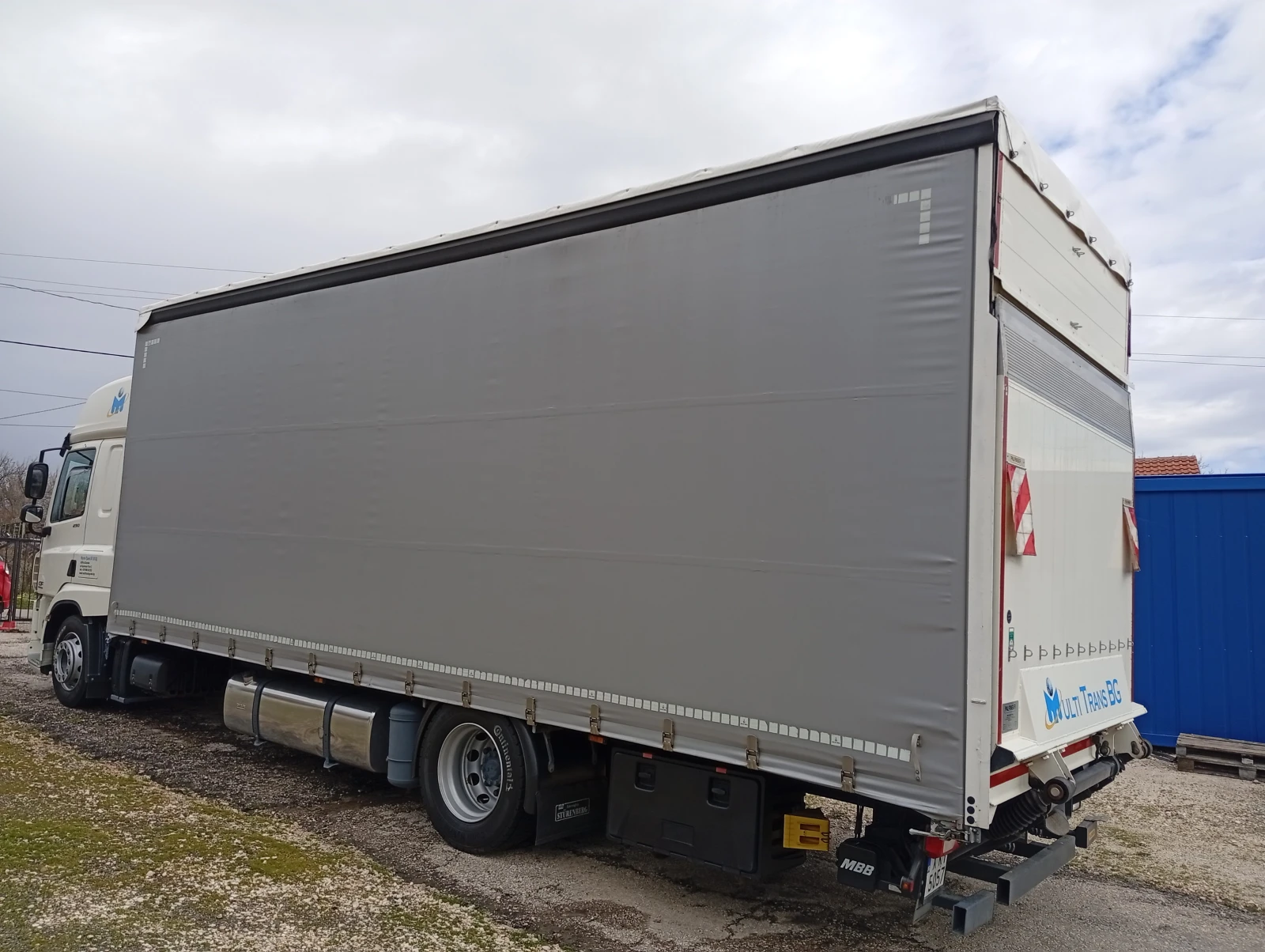 Daf CF Euro 6 , Д-8.15m., В-3m, падащ борд, снимка 6 - Камиони - 53923285