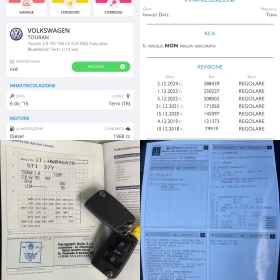 VW Touran  Executive Blue Motion ! 150kc!! 7местен!!! - 8999 € / 17600.51 лв. - 77291198 17