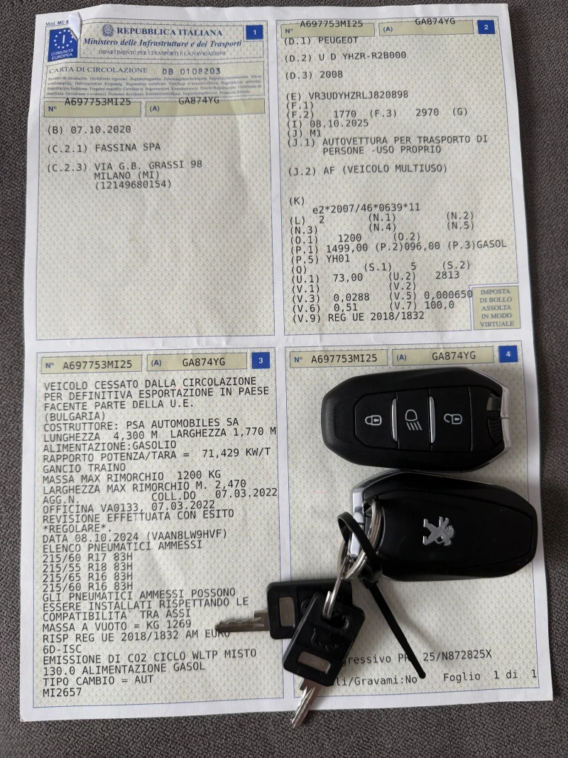 Peugeot 2008 GT Line Автомат Панорама Гаранция, снимка 13 - Автомобили и джипове - 53098977