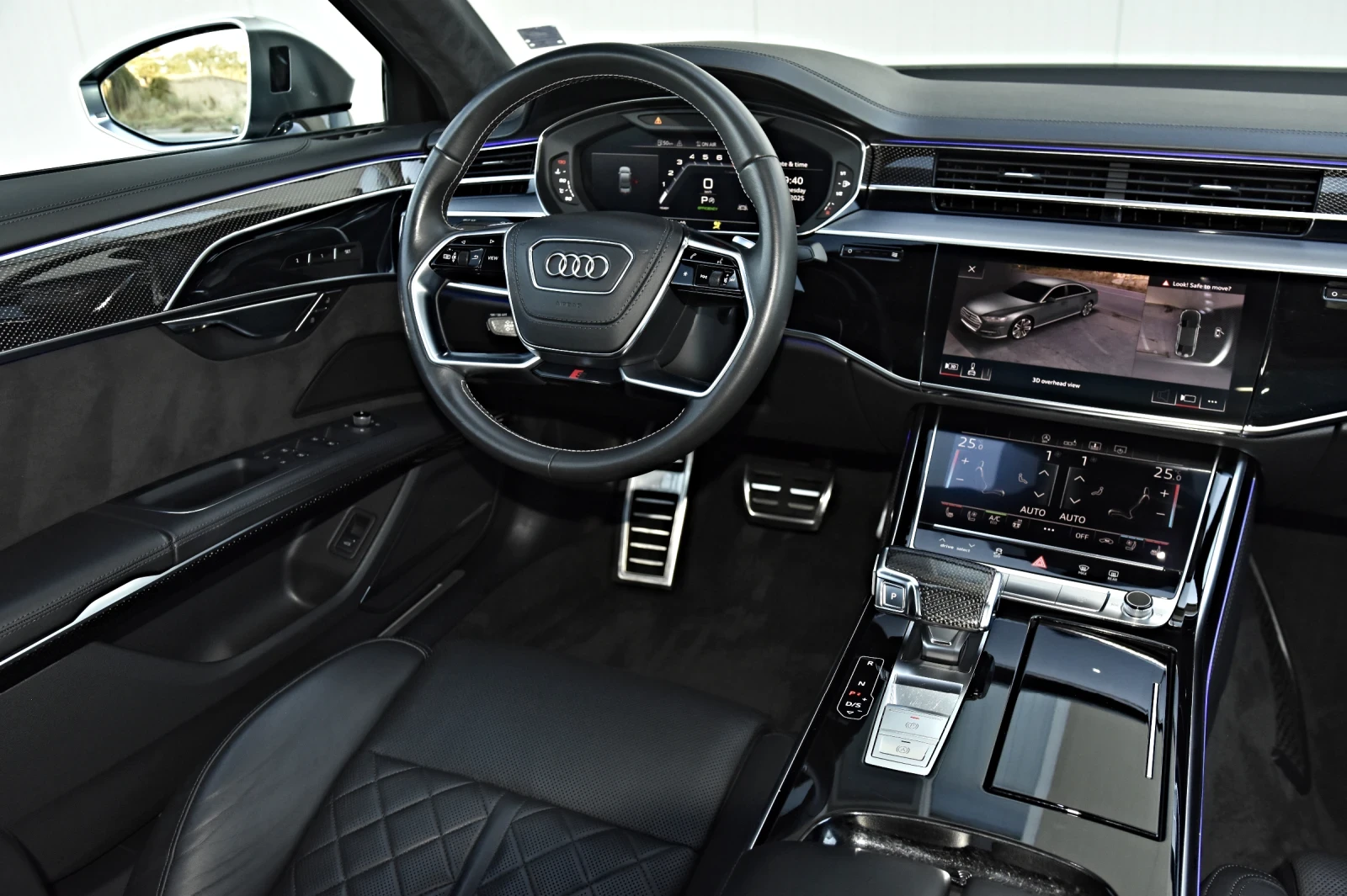 Audi S8 4.0 V8T MATRIX B&O RS-SITZE 21" CERAMIC 360 CA - изображение 10