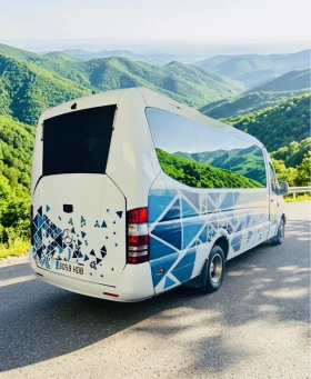 Mercedes-Benz Sprinter 519 20 места вебасто стъклопакет , снимка 4
