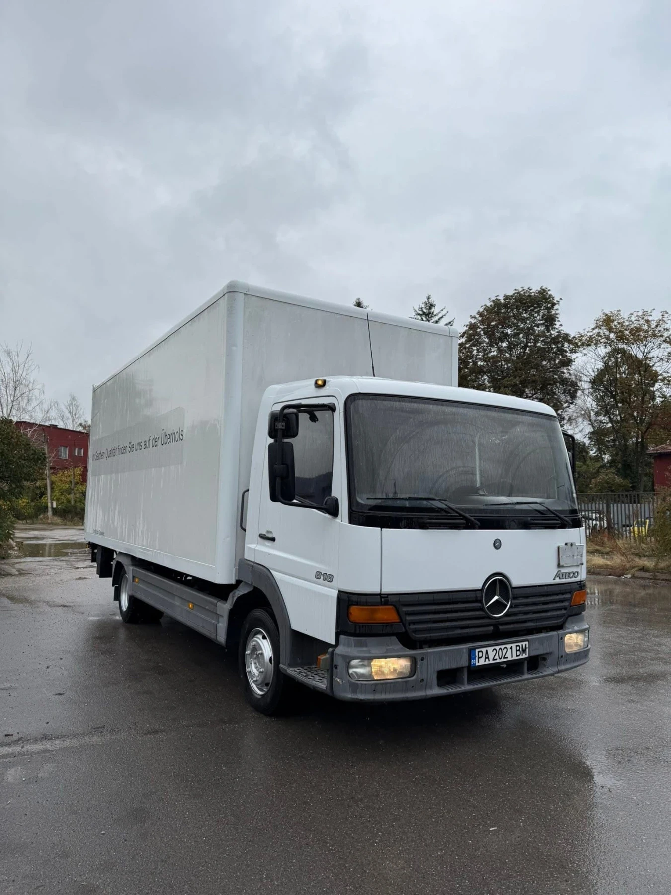 Mercedes-Benz Atego 818/Фургон с борд/Добро състояние/Реални километри, снимка 2 - Камиони - 53964750