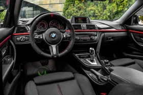 BMW 420 d* M-PERFORMANCE* RED CUT* PIANO BLACK* LED* , снимка 14