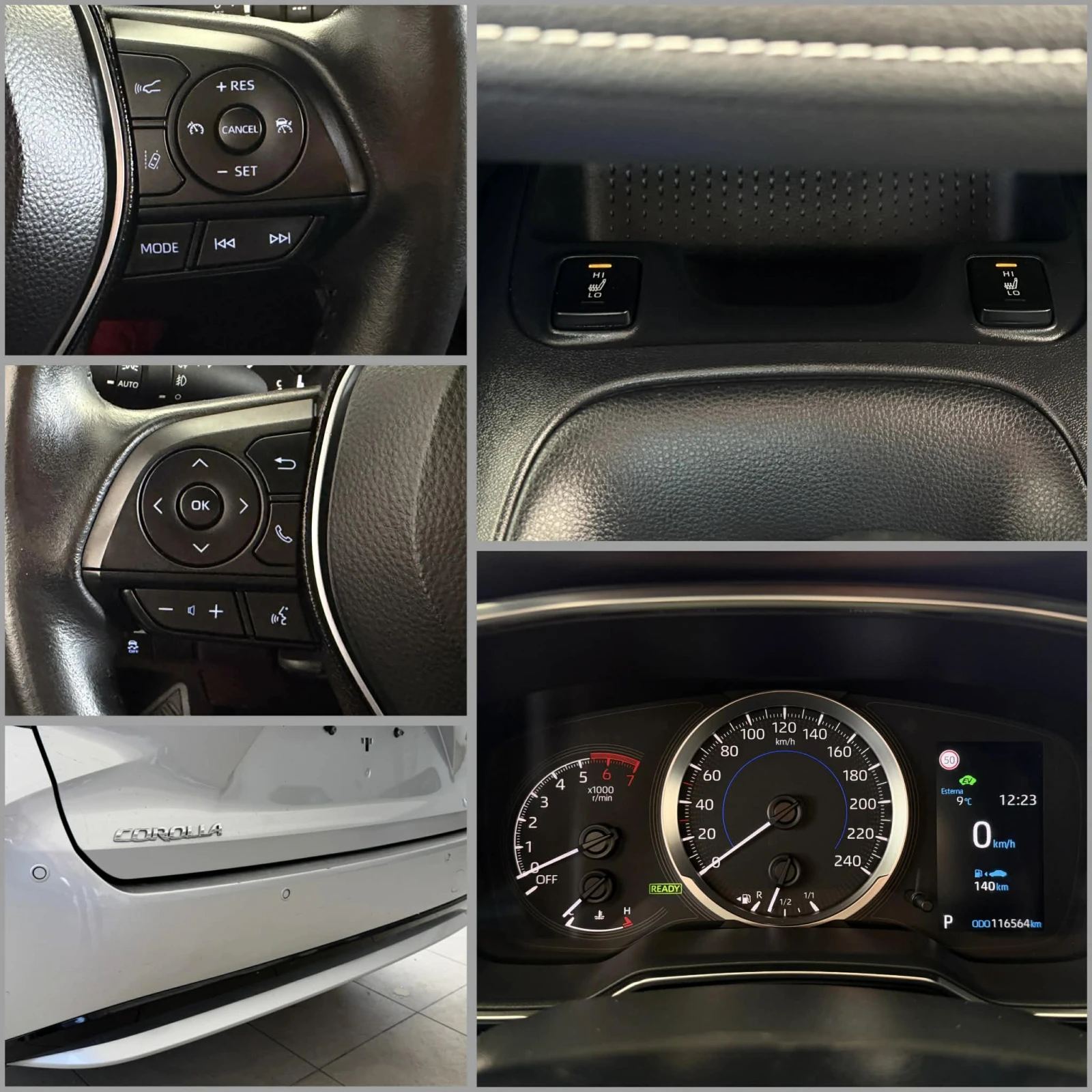 Toyota Corolla ГАРАНЦИОННА /1.8 FULL HYBRID HSD, снимка 12 - Автомобили и джипове - 53798225