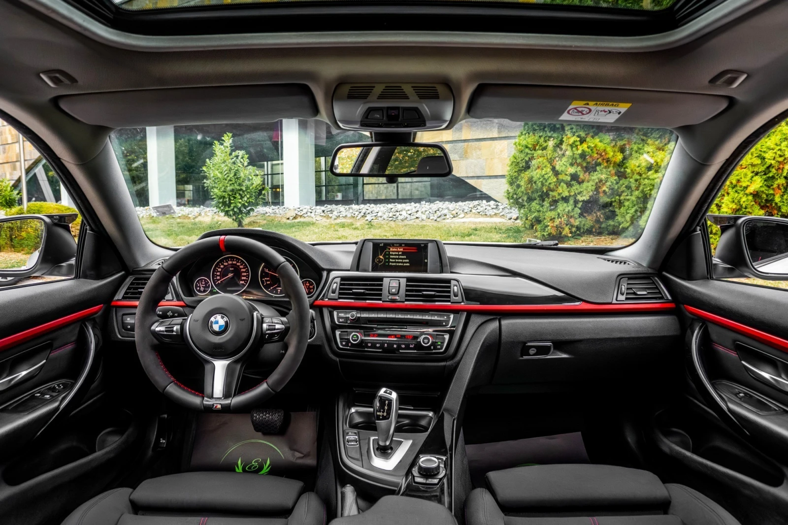 BMW 420 d* M-PERFORMANCE* RED CUT* PIANO BLACK* LED* , снимка 13 - Автомобили и джипове - 56741697