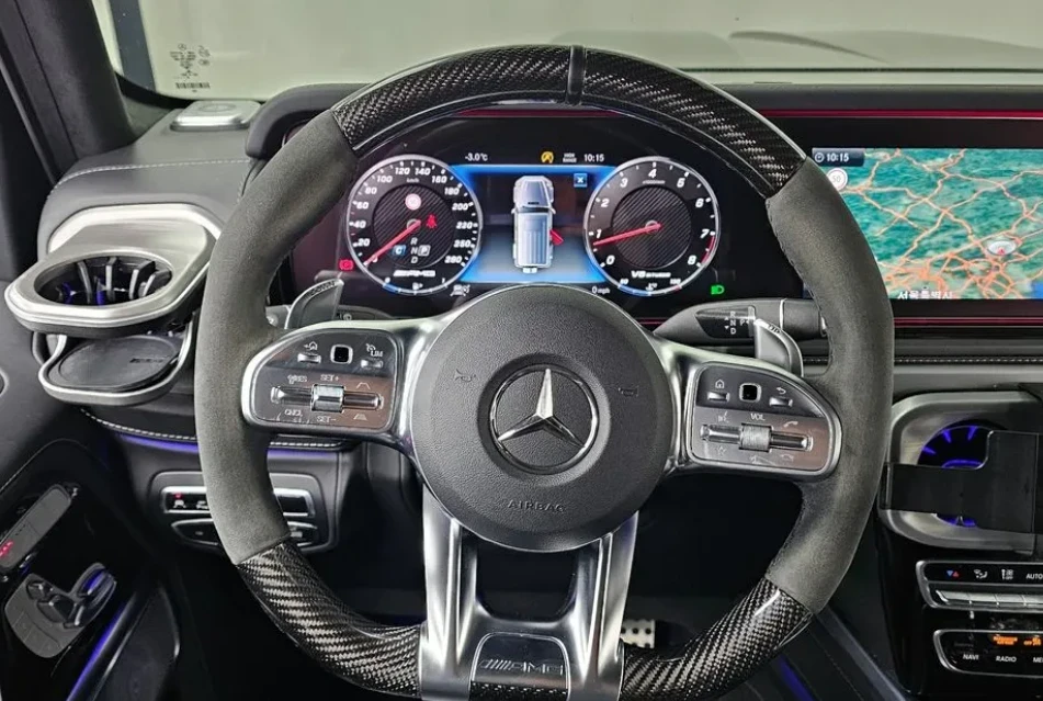 Mercedes-Benz G 63 AMG BRABUS 800/AKRAPOVIC/BURM/360/PANO/003MC, снимка 7 - Автомобили и джипове - 54228378