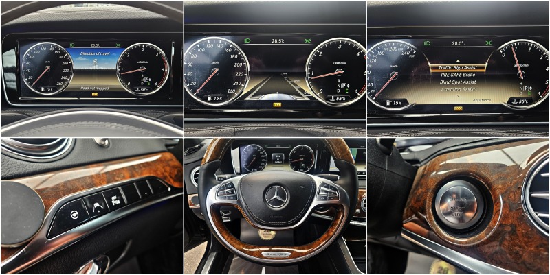 Mercedes-Benz S 350 L/AMG/GERMANY/TV/DISTR/МАСАЖ/ВАКУУМ/ОБДУХ/BURME/LI, снимка 10 - Автомобили и джипове - 46387406