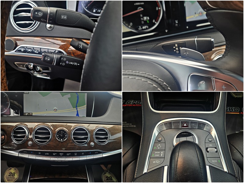 Mercedes-Benz S 350 L/AMG/GERMANY/TV/DISTR/МАСАЖ/ВАКУУМ/ОБДУХ/BURME/LI, снимка 11 - Автомобили и джипове - 46387406