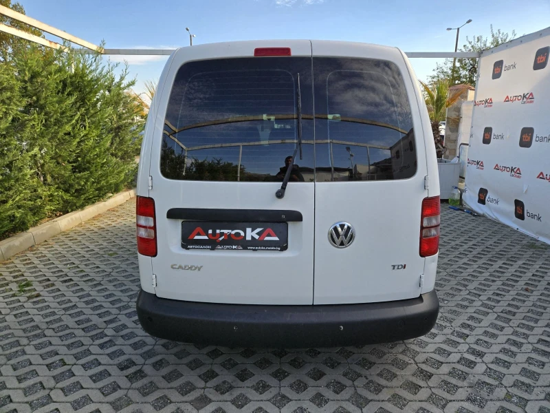 VW Caddy 1.6TDI-102кс= КЛИМАТИК= ПЪТНИЧЕСКИ, снимка 4 - Автомобили и джипове - 52123101