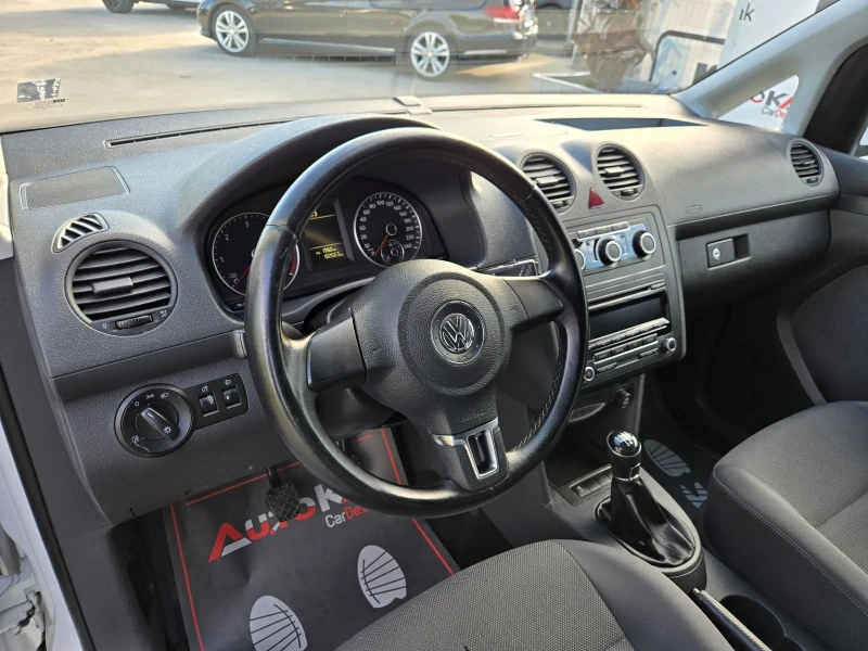 VW Caddy 1.6TDI-102кс= КЛИМАТИК= ПЪТНИЧЕСКИ, снимка 8 - Автомобили и джипове - 52123101