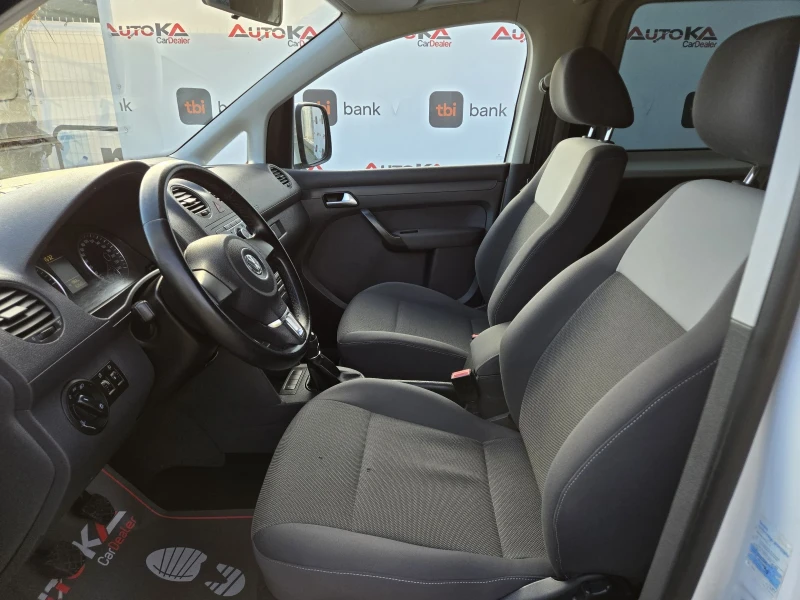 VW Caddy 1.6TDI-102кс= КЛИМАТИК= ПЪТНИЧЕСКИ, снимка 7 - Автомобили и джипове - 52123101
