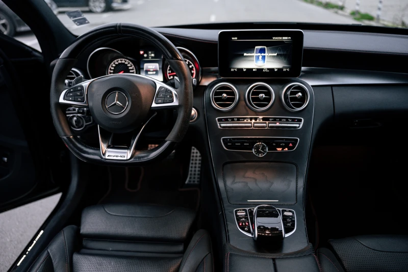 Mercedes-Benz C 450 AMG FULL, 360, BURMESTER, снимка 9 - Автомобили и джипове - 53076768