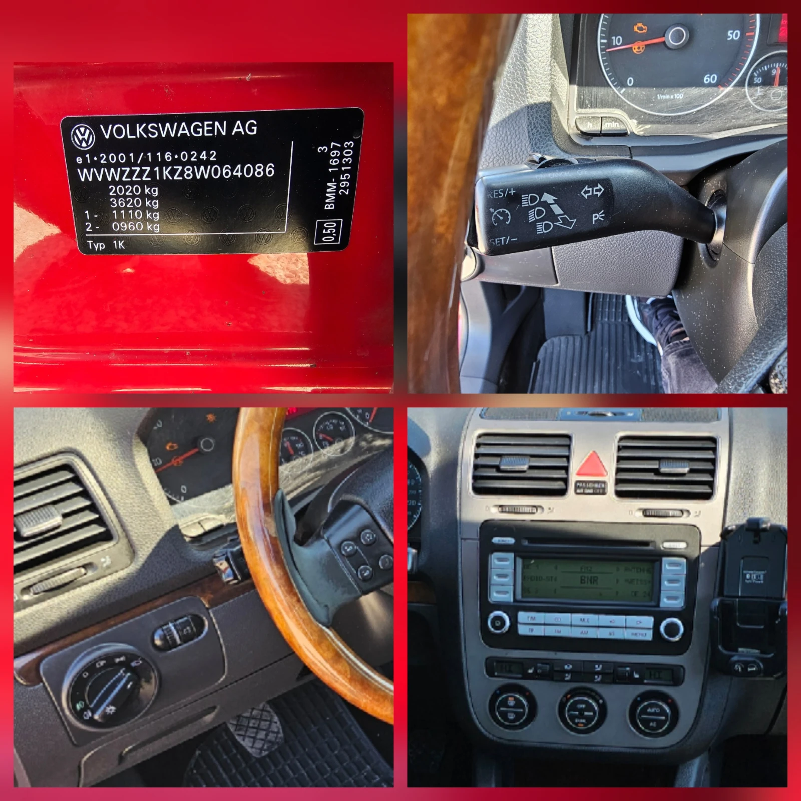 VW Golf 2.0 TDI 140kc 4x4 .205000km, снимка 14 - Автомобили и джипове - 54487570