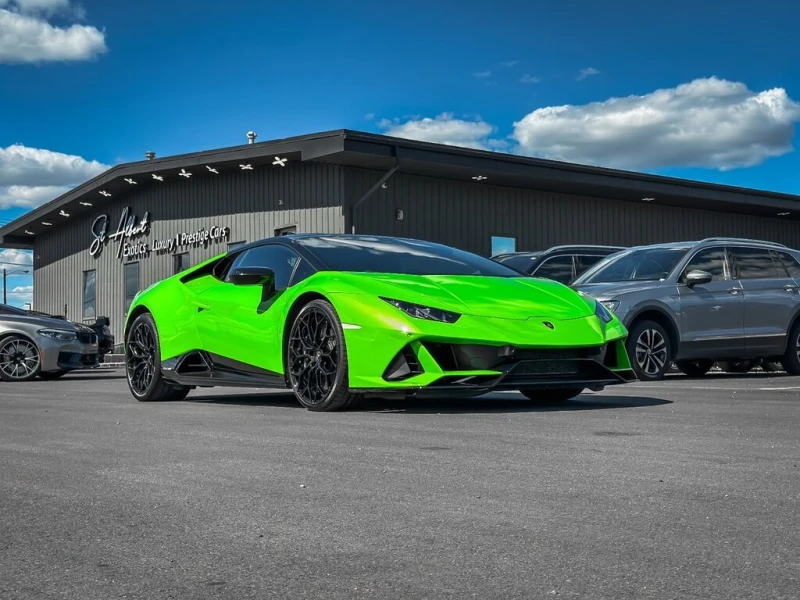 Lamborghini Huracan EVO AWD 630 HP | Front Exle | Green Stitching, снимка 17 - Автомобили и джипове - 47228026