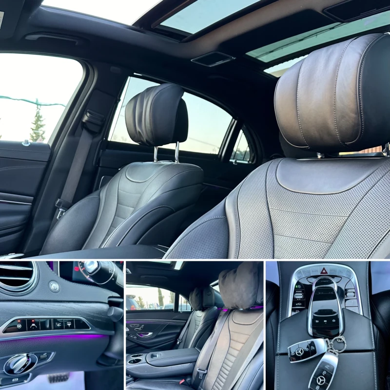 Mercedes-Benz S 350 AMG::LONG::PANO::360::DISTRONIK PLUS::FULL SERVICE, снимка 17 - Автомобили и джипове - 47611026