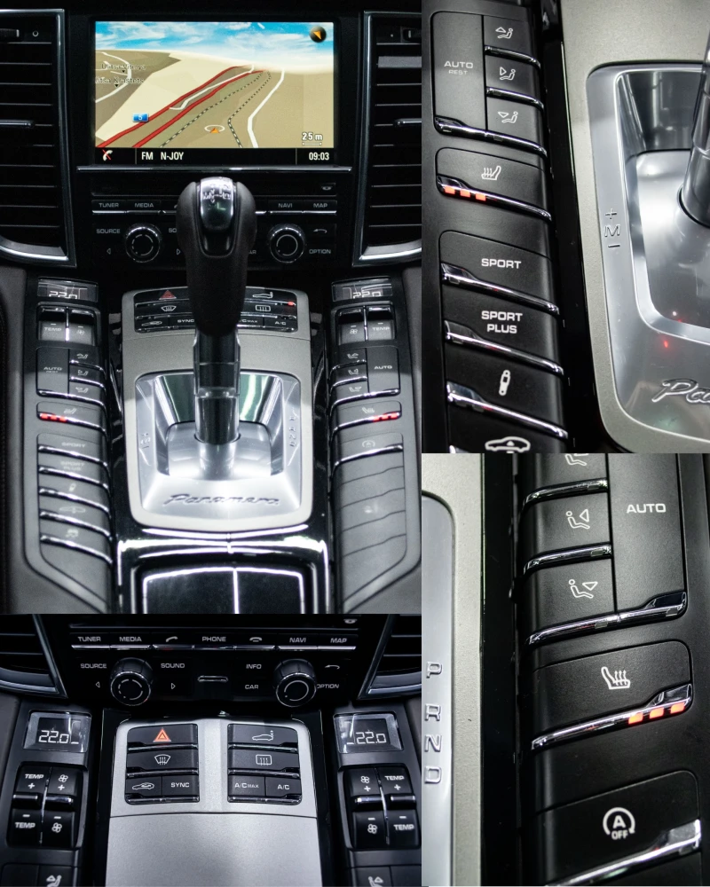 Porsche Panamera Diesel/8ZF/Chrono/Bose/360/Алкантара/РеаленПробег, снимка 11 - Автомобили и джипове - 52886826