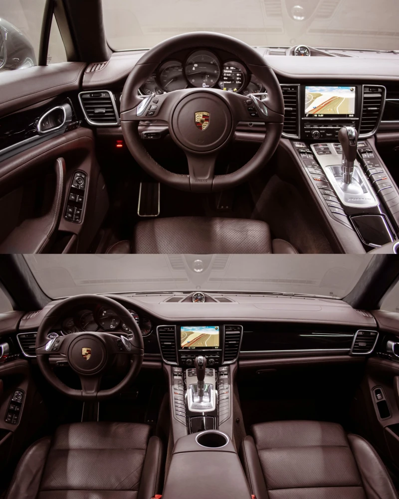 Porsche Panamera Diesel/8ZF/Chrono/Bose/360/Алкантара/РеаленПробег, снимка 5 - Автомобили и джипове - 52886826