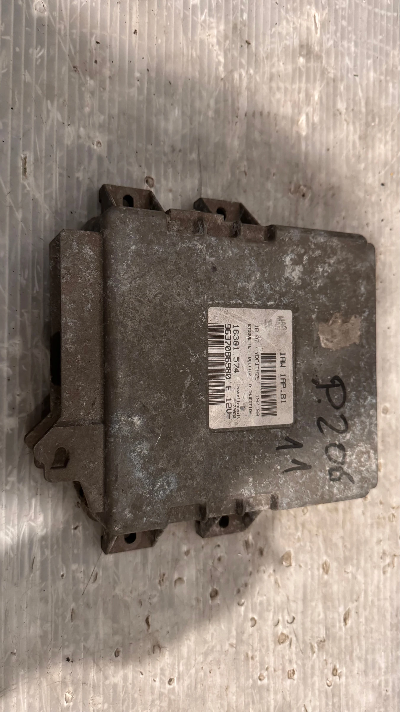    / ECU /    Peugeot 206 - 16301.574 / 9637086980 | Mobile.bg   1