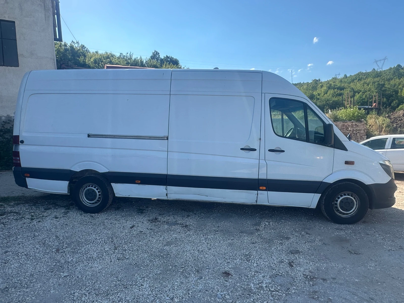 Mercedes-Benz Sprinter 316 2.2СДИ, 2018г, 163к.с, товарен макси база, снимка 2 - Бусове и автобуси - 55235064