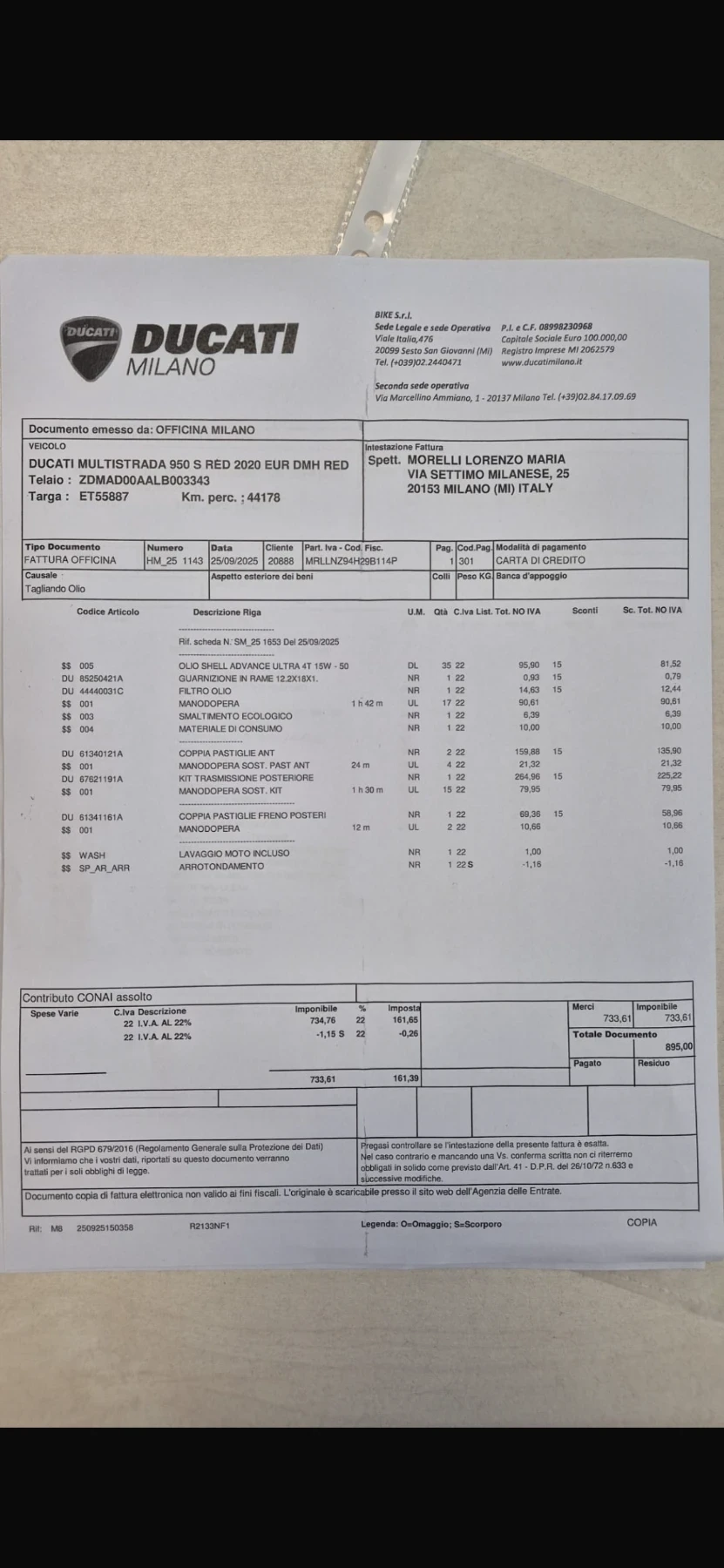 Ducati Multistrada 950 ABS TC LED Service book | Mobile.bg � ����������� 12