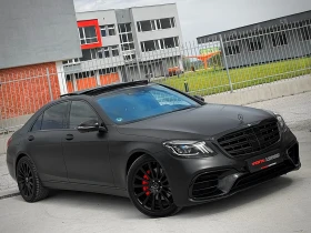 Mercedes-Benz S 350 S63 AMG/ 4MATIC/ PANO/ 9G/ CARBON/ 3xTV/, снимка 1
