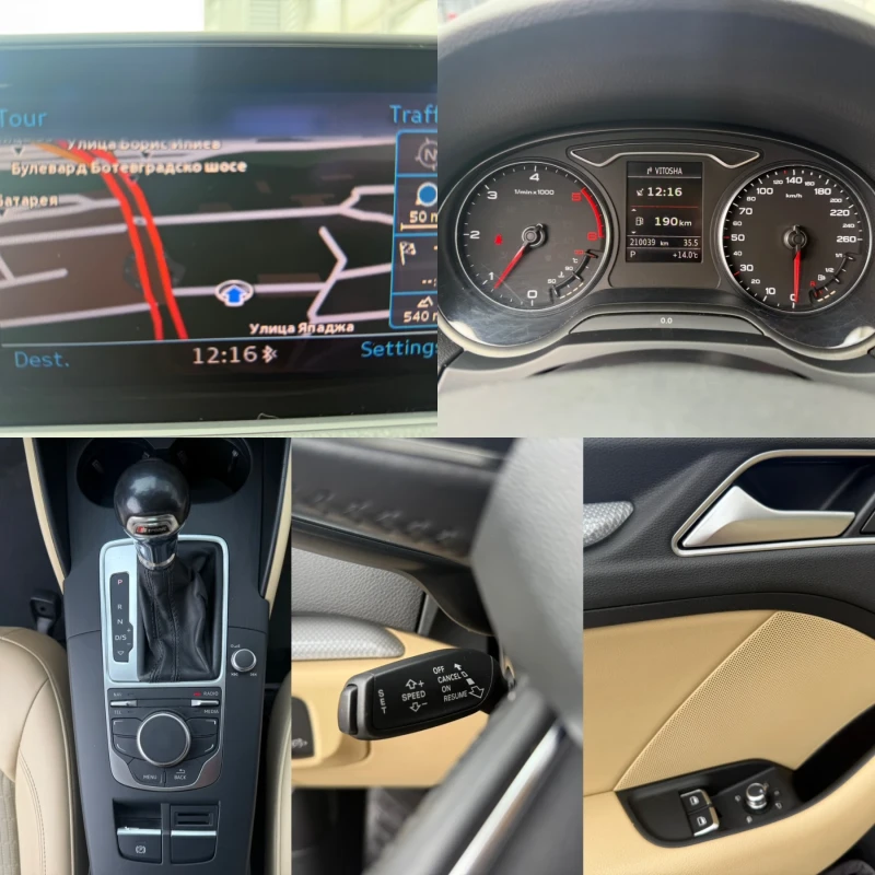 Audi A3 S-Line+ S-Tronic+ 1, 6TDI+ 105kc+ Led, снимка 16 - Автомобили и джипове - 52048814
