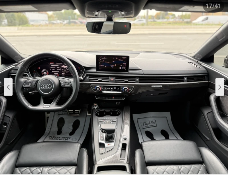 Audi S5 MATRIX* BANG* OLUFSEN* BLACK* OPTIC* 360КАМЕРА* ДИ, снимка 9 - Автомобили и джипове - 52148743