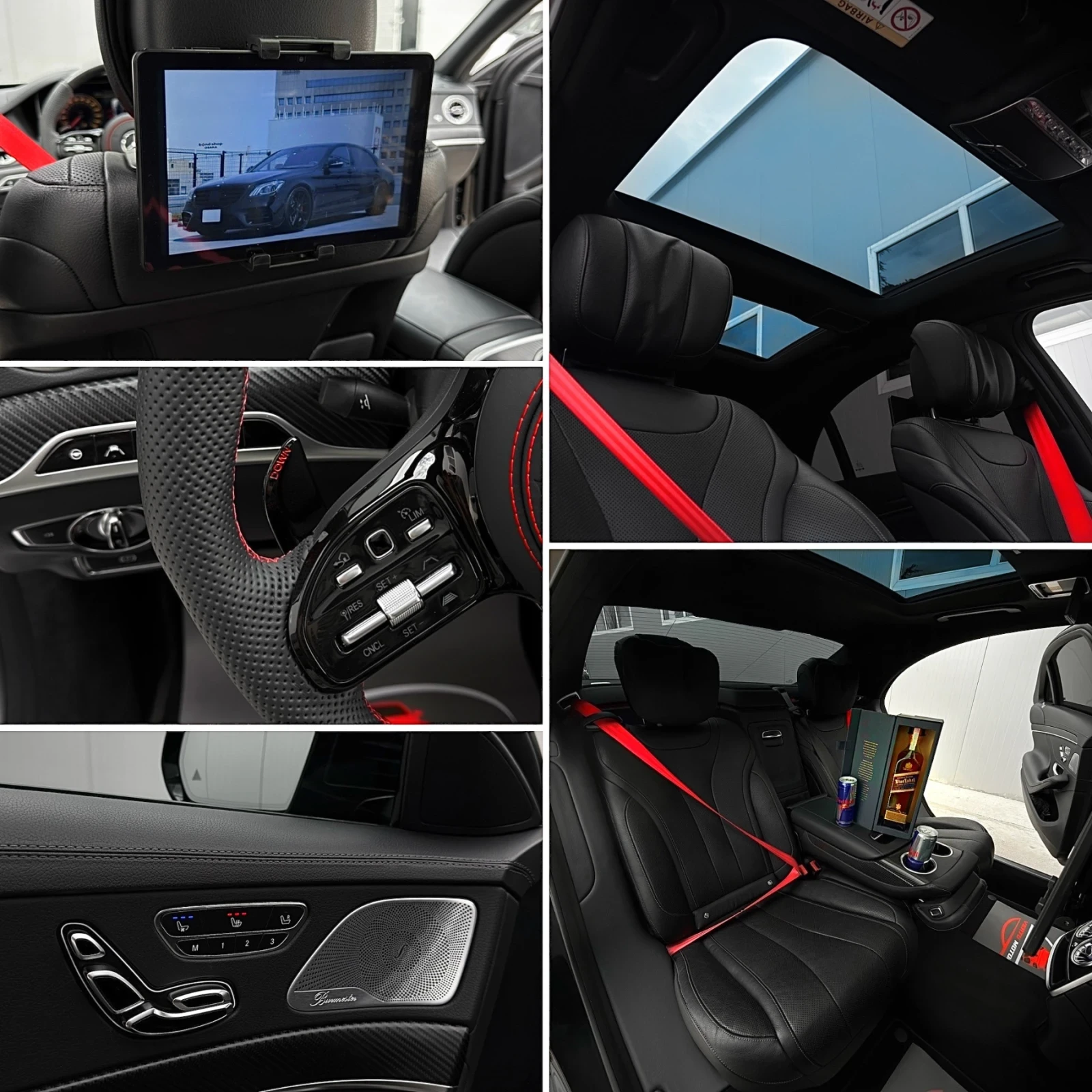 Mercedes-Benz S 350 S63 AMG/ 4MATIC/ PANO/ 9G/ CARBON/ 3xTV/, снимка 11 - Автомобили и джипове - 54182679