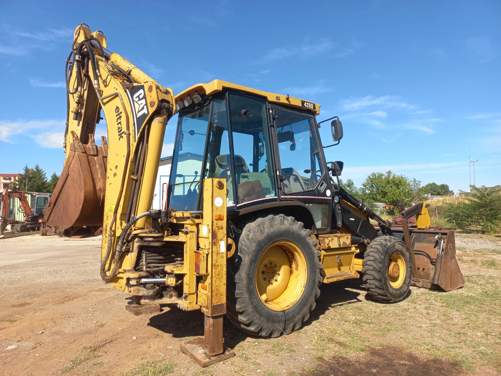 Багер Cat 428D - изображение 2