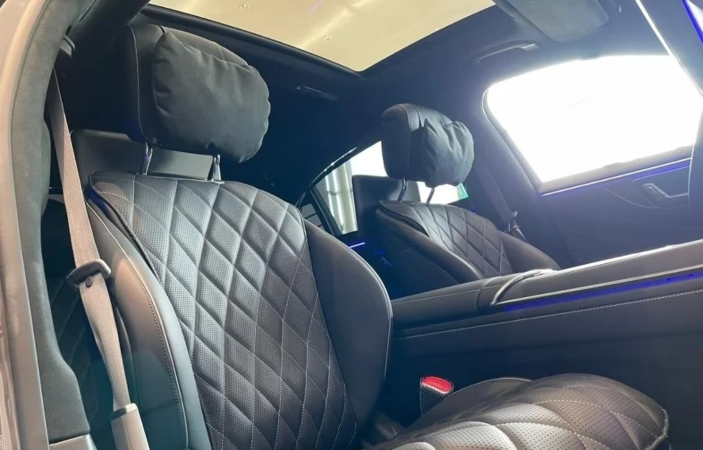 Mercedes-Benz S 450 D FACELIFT LONG 4M AMG-PLUS SUPERSCREEN BURMES TV , снимка 16 - Автомобили и джипове - 55060391